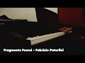 Fragments Found - Fabrizio Paterlini [piano cover]