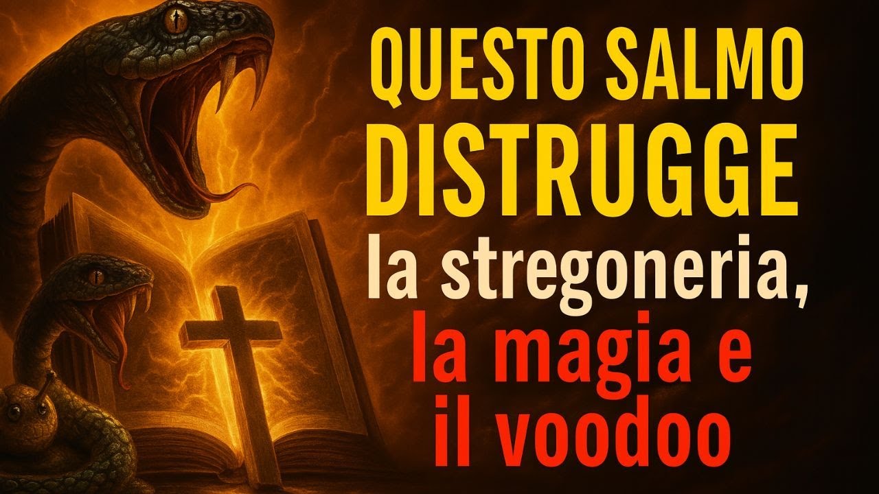 L'unico salmo che elimina l'invidia, la stregoneria, la magia e il voodoo dalla tua vita oggi.
