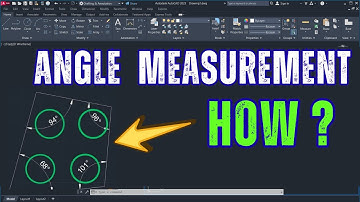 how to autocad angle measurement in autocad