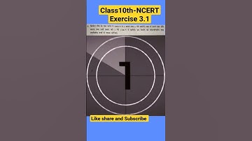 Linear Equations Exercise 3.1 question number 2 / #shorts #youtubeshorts