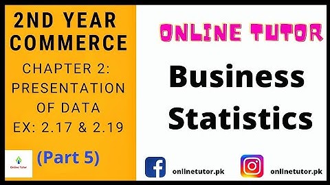 2nd Year Commerce | Presentation of Data (Part 5) | Relative Frequency, Mid-Point & Class Boundaries
