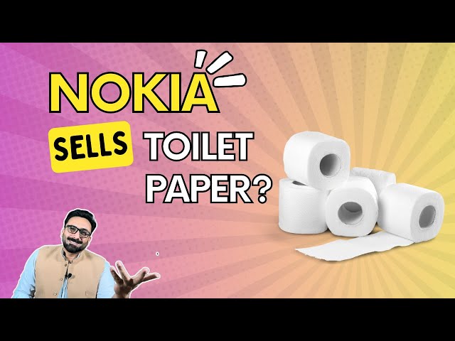 Você sabia que a marca Nokia começou fabricando papel higiênico?