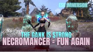 Eso - Bloodmancer Ganky One Bar Necromancer Vampire Immersion Build