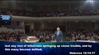 "Remove the Root of Bitterness" Loran Livingston, Central Church August 21, 2106