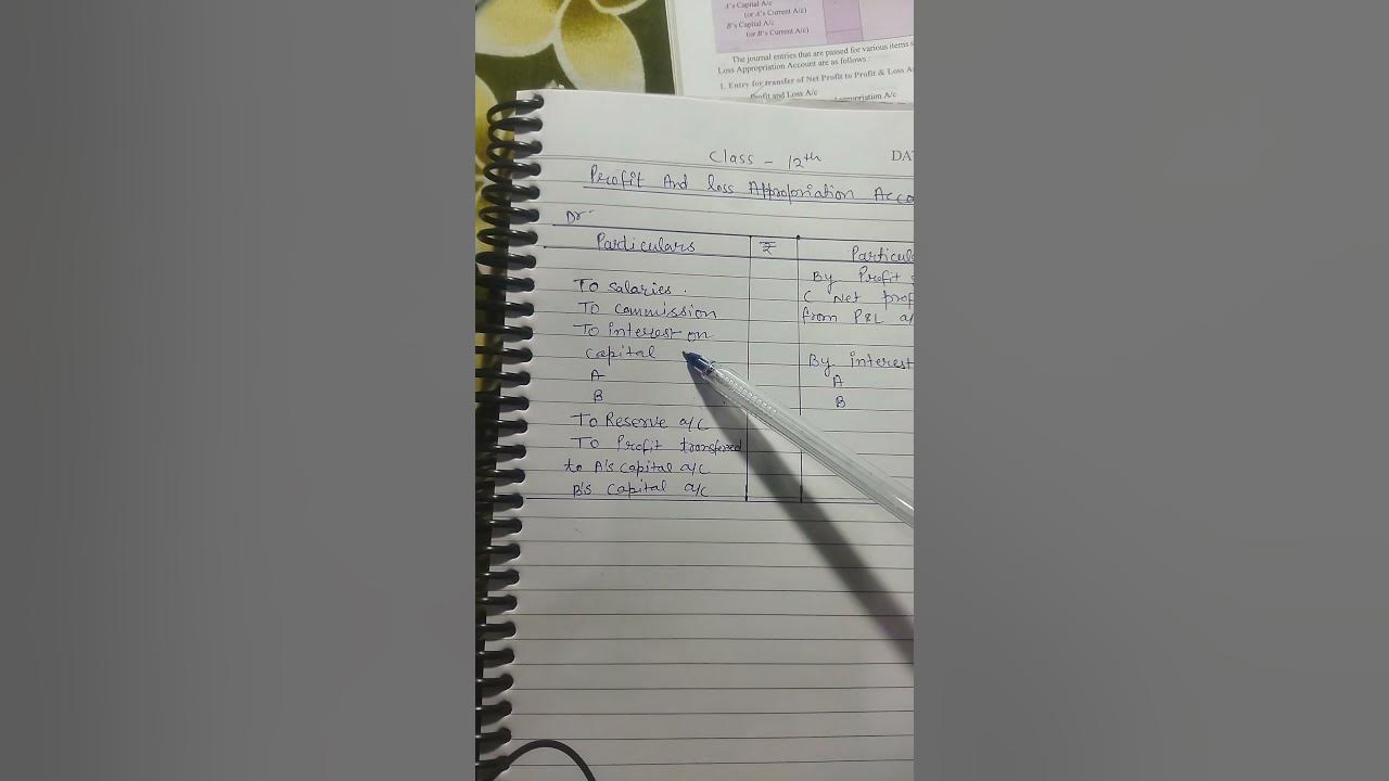 class-12-accounts-p-l-appropriation-account-youtube