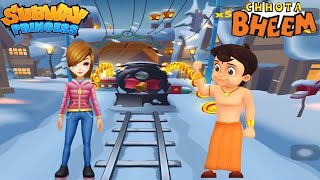 Subway Princess Runner V/S Chhota Bheem Run - RACE !!! Android/iOS Gameplay HD screenshot 4