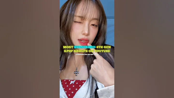 MOST SUBSCRIBED 4TH GEN KPOP GROUPS ON YOUTUBE #kpop #skz #aespa #itzy #enhypen #bongbong_kpop88