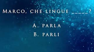 Тест итальянский уровень A1   Test di italiano livello A1
