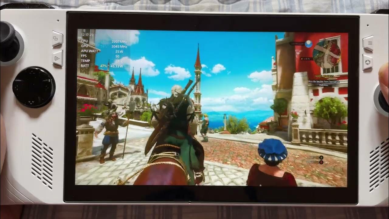 The Witcher 3 Asus Rog Ally (pc handheld) YouTube