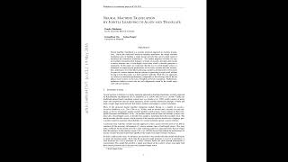 Bahdanau et al. (2014): Neural Machine Translation by Jointly Learning to Align and Translate