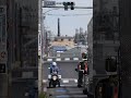 白バイと救急車!!