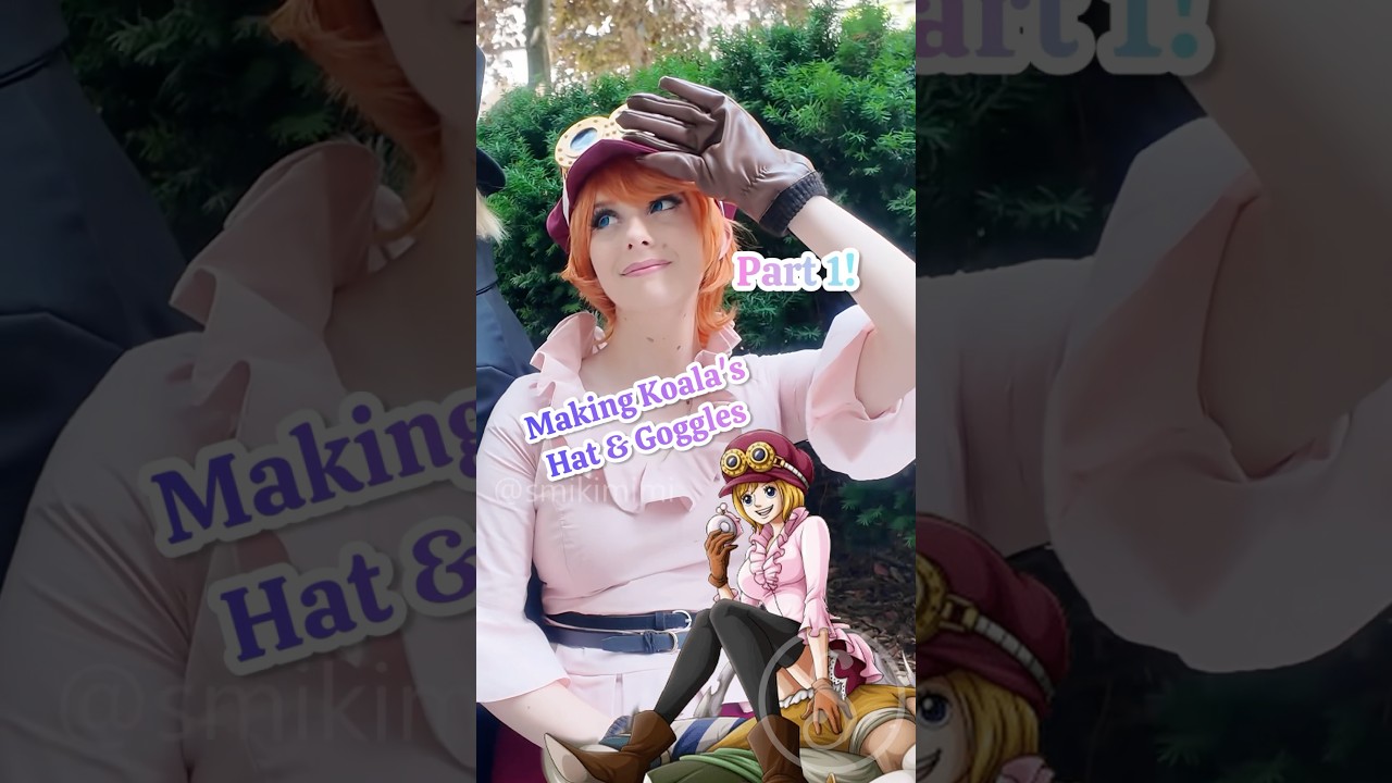 PT1. Making Koala's Hat and Goggles! Patterns available✨