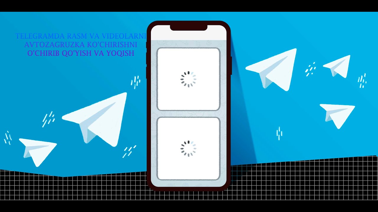 Telegramda rasm va video avtomatik yuklanmasligi uchun / Телеграм расм ...