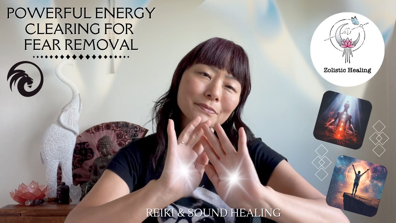 💫 Powerful Energy Clearing for Fear Removal 💫 | Reiki Energy & Sound Healing