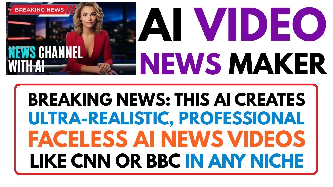 AI Video News Maker Review Demo Bonus - Create Your Own Faceless Video News Channel in Any Niche