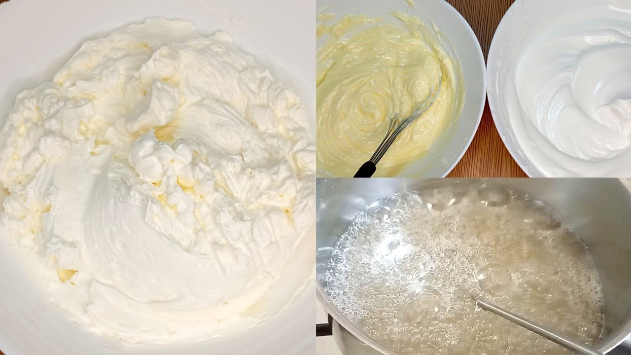 كريمة الزبدة بأبيض البيض و السيرو الوصفة الأصلية 💯 /💯 creme au beurre
