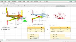 Statics: Frames and Machines Example
