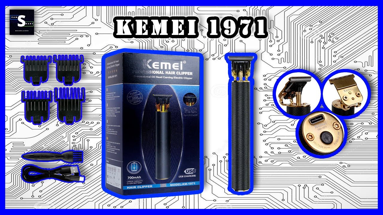 Kemei 1971: ¿Vale la pena esta recortadora o trimmer?//Comparativa con la Buda (1974)