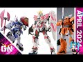 Gunpla lineup april 2024