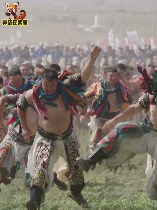 Over 500 Bokh wrestlers charged head-on at the Naadam Festival in Inner Mongolia autonomous region.