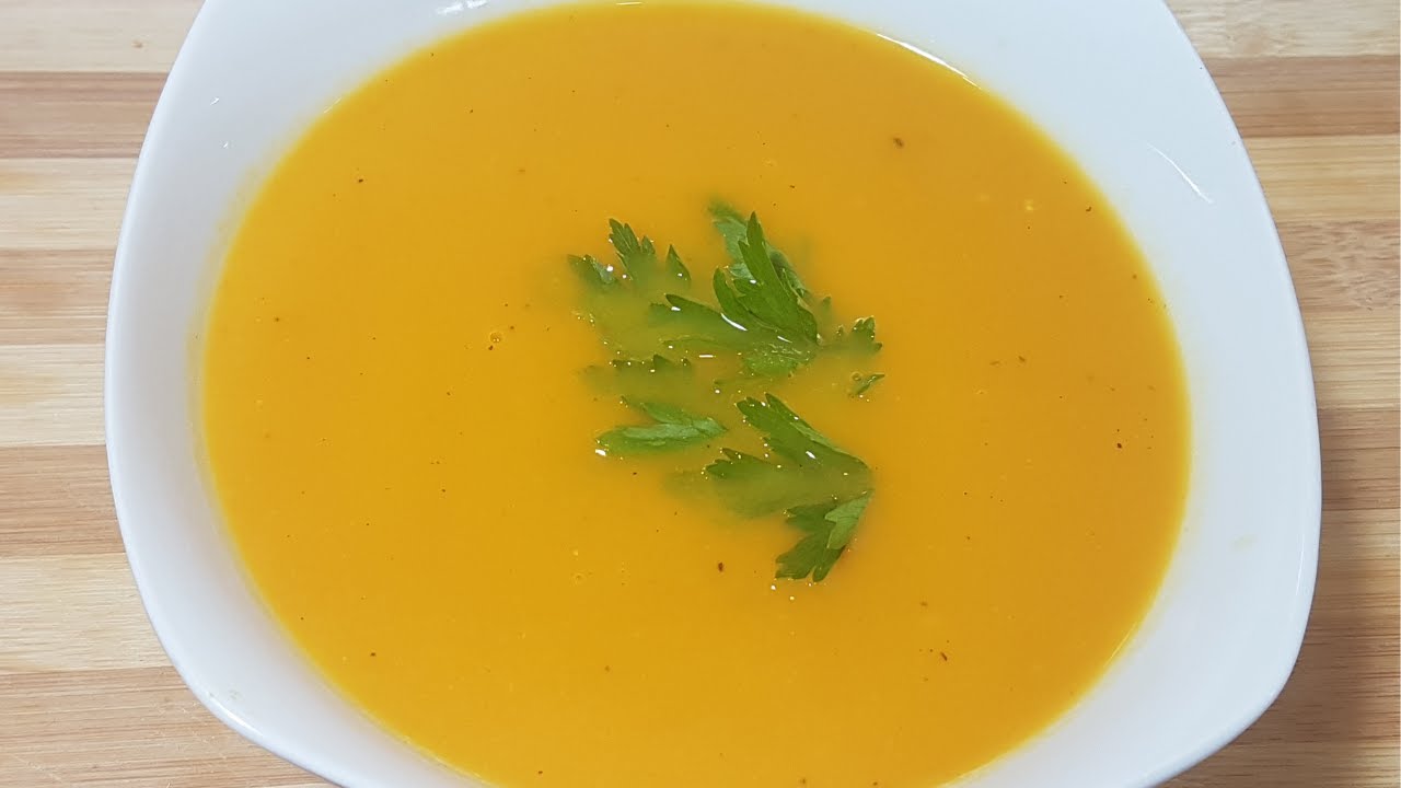 SOUPE VELOUTÉE A 6 LEGUMES / 6 VEGETABLES VELVETY SOUP