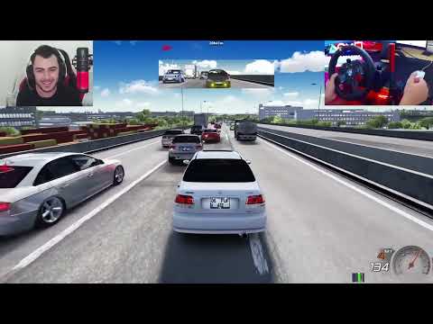 HONDA CİVİC İLE TRAFİKTE MAKAS SHOW !! ASSETTO CORSA