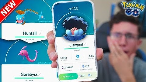 CLAMPERL, HUNTAIL, & GOREBYSS in Pokémon GO! HOW TO GET THEM! (New Event)