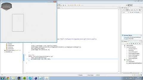 Java programming - Video 19 - Displaying images, drawing shapes