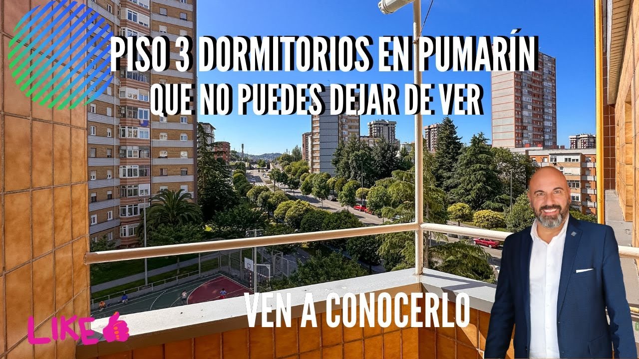 VENDIDO !!!!Piso en venta de 3 dormitorios con dos Balcones en Gijón, Asturias listo para entrar.