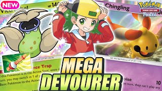 ANTI META ! VICTREEBEL Will Eat Well in MEGA RISING Set with CHINGLING - Pokemon TCG Pocket