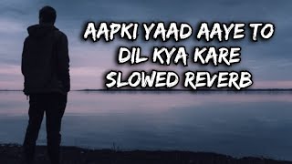 Lofi Songs || Aapki Yaad Aaye To Dil Kya Kare || Tranding