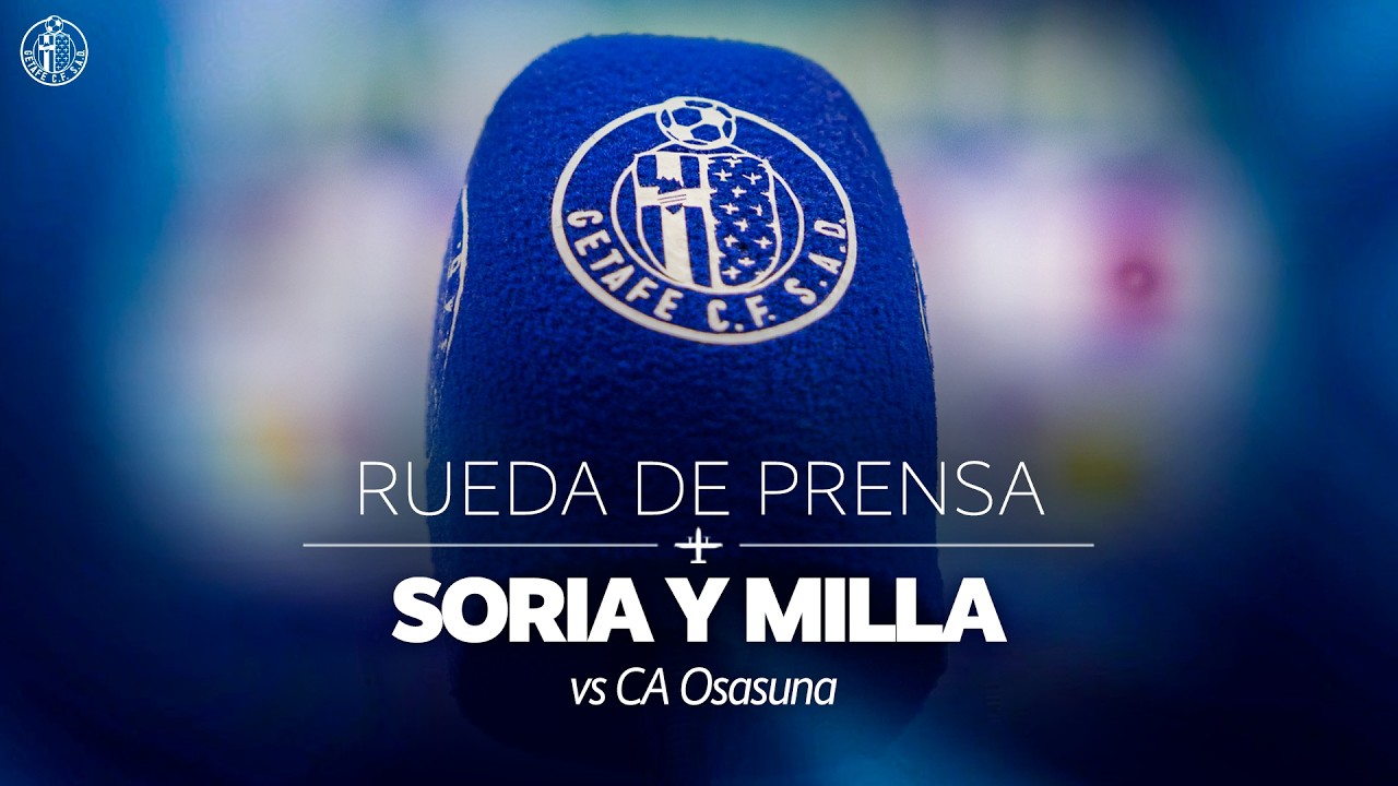Rueda de prensa de Luis Milla y David Soria