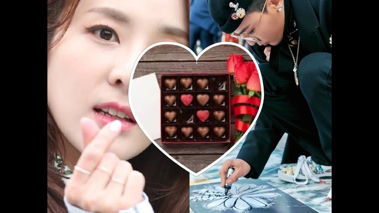 Bigbang and 2NE1 know about daragon, the chocolate story