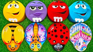 Satisfying Video Mixing And Unboxing Rainbow M&Ms & Delicious Munz Candy From Surprise Boxes Asmr