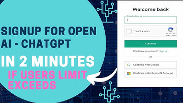 Create Free OpenAI ChatGPT Account (in 2 Minutes) if Limit Reached