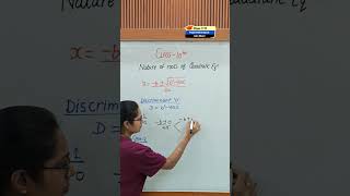 🟢Nature of Roots Simplified ✨  Class 10 explores quadratic equations✅