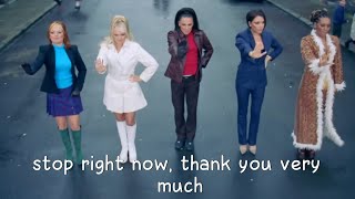 Spice Girls - Stop (HD Alternate Video and Lyrics)