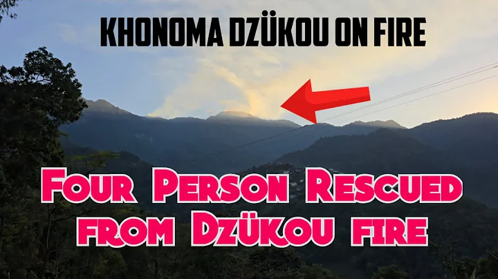 Four Person rescued from Khonoma Dzükou 