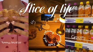 Slice of life 🫧 | going for grocery, cinnamon roll, skincare, netflix, healthy breakfast  screenshot 4