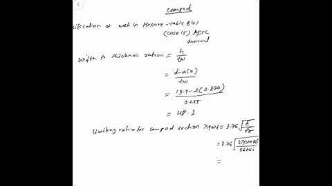 Selection of Lightest W section of beam using AISC Manual