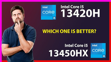 INTEL Core i5 13420H vs INTEL Core i5 13450HX Technical Comparison