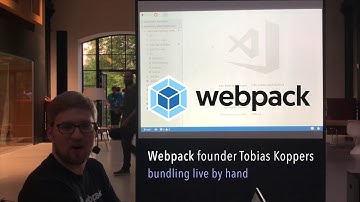 Webpack founder Tobias Koppers demos bundling live by hand