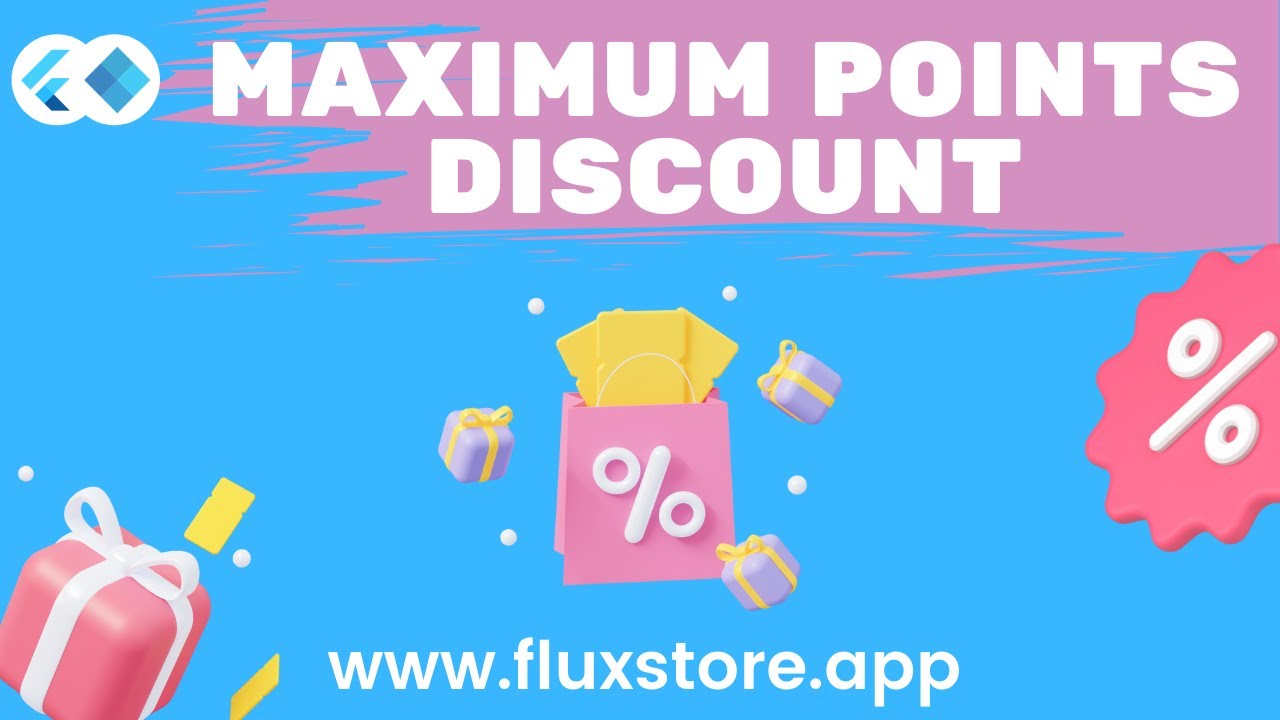 Maximum Points Discount (Flutter E-Commerce App)