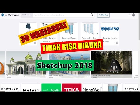 Solution 3D Warehouse can't be opened in Sketchup 2018