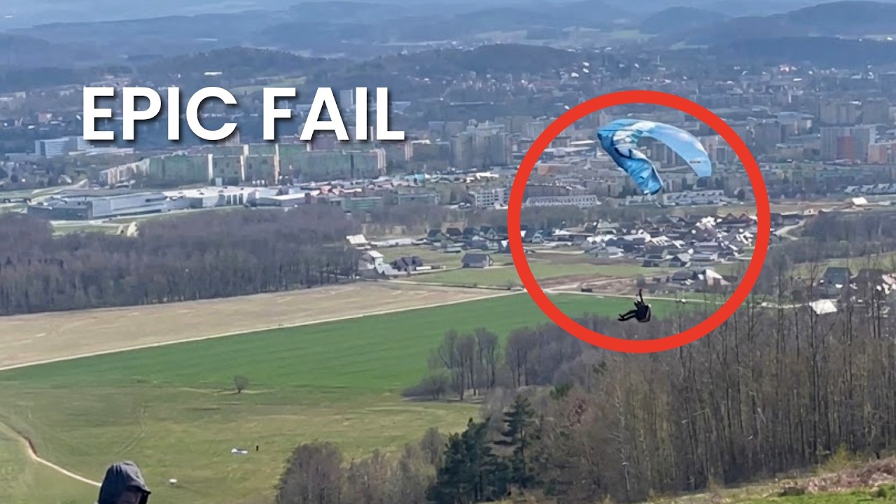 Paragliding crash compilation | paragliding accident  | paragliding fails