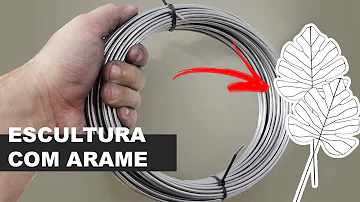 Como fazer quadro com arame?