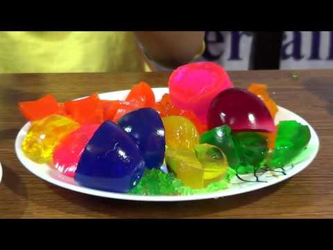 Jelly Eggs, Colorful Jelly, How to make colorful Egg Jello