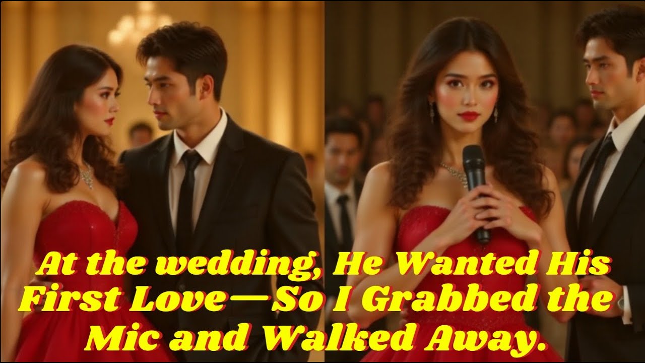 At the wedding, He Wanted His First Love—So I Grabbed the Mic and Walked Away.