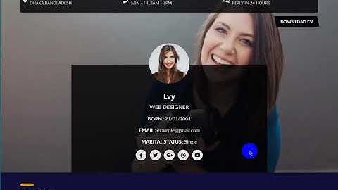 Themeforest Attractive Cv/Protfolio