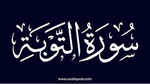 سورة التوبة من اية 81 الى 106